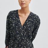 Second Female Tour Wrap Dress | Black