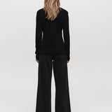 Marle Poppy Top | Black