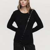 Marle Poppy Top | Black