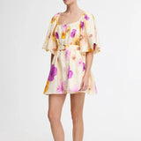 Acler Highgate Mini Dress | Almond Poppy
