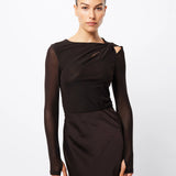 mossman_punctured_top_chocolate_monroe_stockist