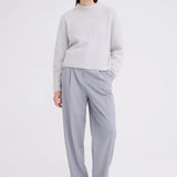 Jac + Jack Hudd Shimmer Wool Sweater | Frost Grey