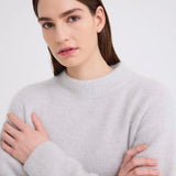 Jac + Jack Hudd Shimmer Wool Sweater | Frost Grey
