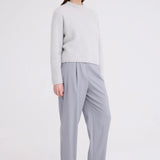 Jac + Jack Hudd Shimmer Wool Sweater | Frost Grey