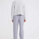 Jac + Jack Hudd Shimmer Wool Sweater | Frost Grey
