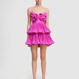Acler Griffith Mini Dress | Fuchsia