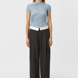 Camilla and Marc Regis Mesh Tee | Powder Blue