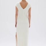Assembly Label Lottie Knit Midi Dress | Cream