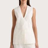 Faithfull Lulea Wrap Vest | White