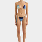 SIR. Sunview String Triangle Top | Shoreline Stripe