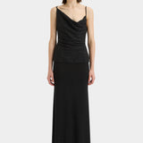 SIR. Sonora Evening Skirt | Black