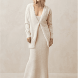 Alohas Dua Tricot Cardigan | Ecru