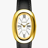 Cendre Bridgette Watch | White | Smooth Black