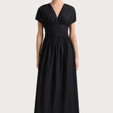 Faithfull Auve Midi Dress | Black