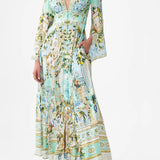 Camilla Kimono Sleeve Dress With Shirring Detail | Venus On A Vespa