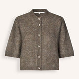 Second Female Andria Knit Cardigan | Chocolate Chip