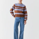Morrison Piper Pullover Stripe | Blue/Brown