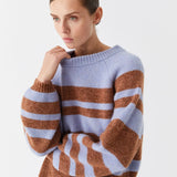 Morrison Piper Pullover Stripe | Blue/Brown