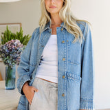 Ceres Life Ava Chore Jacket  | Vintage Blue