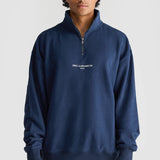ORTC Oversized Logo Quarter Zip | Navy