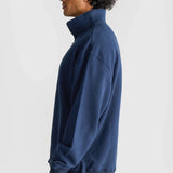ORTC Oversized Logo Quarter Zip | Navy