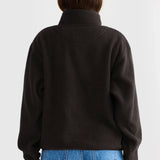 ORTC Sherpa Fleece Quarter Zip | Carob
