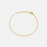 Saint Valentine Dash Dot Chain Bracelet | Gold