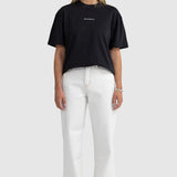 ORTC Eva Oversized Logo T Shirt | Washed Black