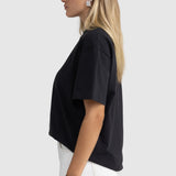 ORTC Eva Oversized Logo T Shirt | Washed Black