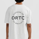 ORTC Unisex Darcy Box Fit T Shirt | White Marle