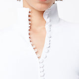 Mossman Mayfair Long Sleeve Top | Off White