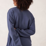 Ceres Life Isla Oversized Slouchy | Moonlight Mini Logo