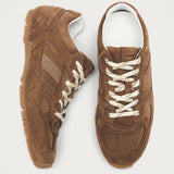 Alohas Suede Brown Leather Sneakers | Brown