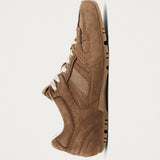 Alohas Suede Brown Leather Sneakers | Brown