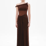 Misha Sisal Maxi Dress | Espresso