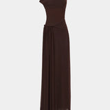 Misha Sisal Maxi Dress | Espresso