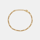 Saint Valentine Figaro Chain Bracelet | Gold