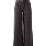 Ceres Life Evie Wide Leg Jean | Faded Black