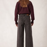 Ceres Life Evie Wide Leg Jean | Faded Black