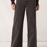 Ceres Life Evie Wide Leg Jean | Faded Black