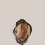 Vestirsi Serena Leather Hobo Bag | Dark Chocolate