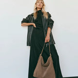 Vestirsi Savannah Suede Hobo Bag | Brown