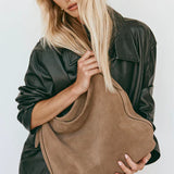 Vestirsi Savannah Suede Hobo Bag | Brown