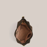 Vestirsi Savannah Suede Hobo Bag | Dark Chocolate