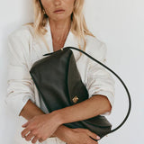 Vestirsi Sloane Large Leather Top Handle Crossbody |  Dark Chocolate
