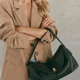 Vestirsi Sloane Large Leather Top Handle Crossbody |  Black