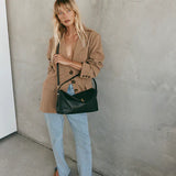 Vestirsi Sloane Large Leather Top Handle Crossbody |  Black