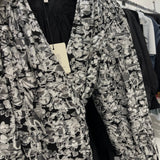 Second Female Doodle Wrap Blouse | Black