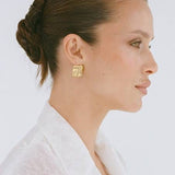 Porter Baby Cushion Earring | Gold