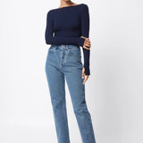 Mossman Camden Top | Navy